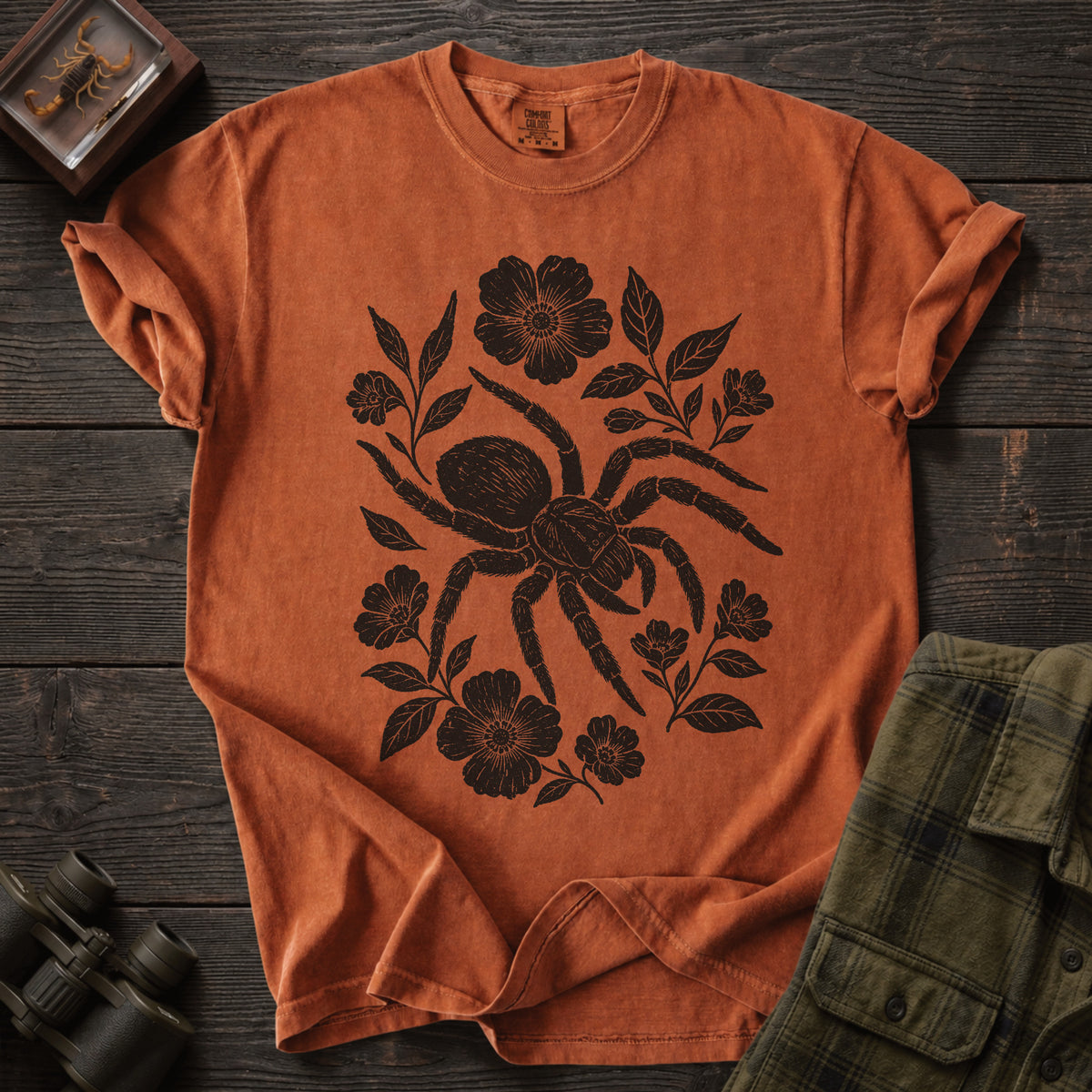Botanical Spider T-Shirt - Unsung Wild