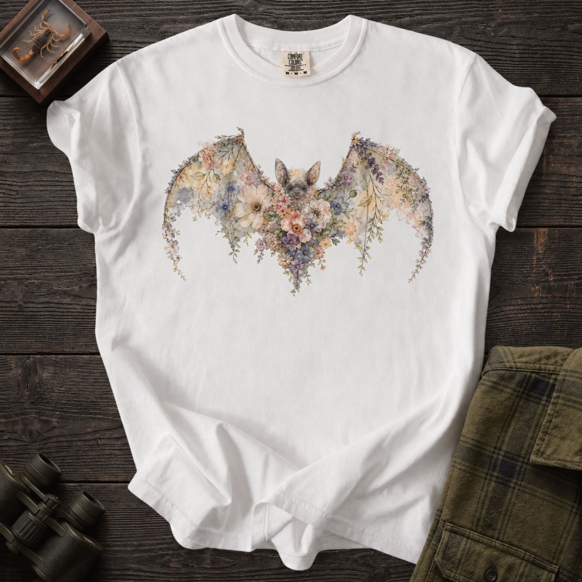 Floral Bat T-Shirt - Unsung Wild