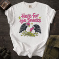 Here for the Snacks Funny Vulture T-Shirt - Unsung Wild