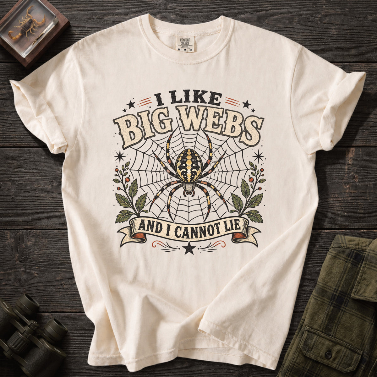 I Like Big Webs Spider T-Shirt - Unsung Wild