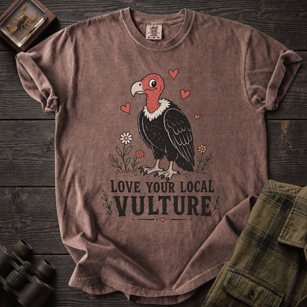 Love Your Local Vulture T-Shirt - Unsung Wild