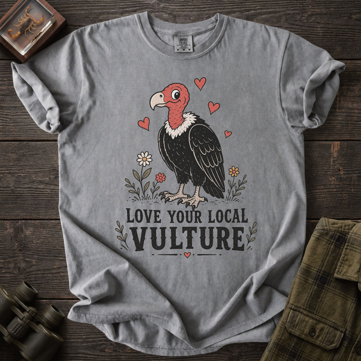 Love Your Local Vulture T-Shirt - Unsung Wild