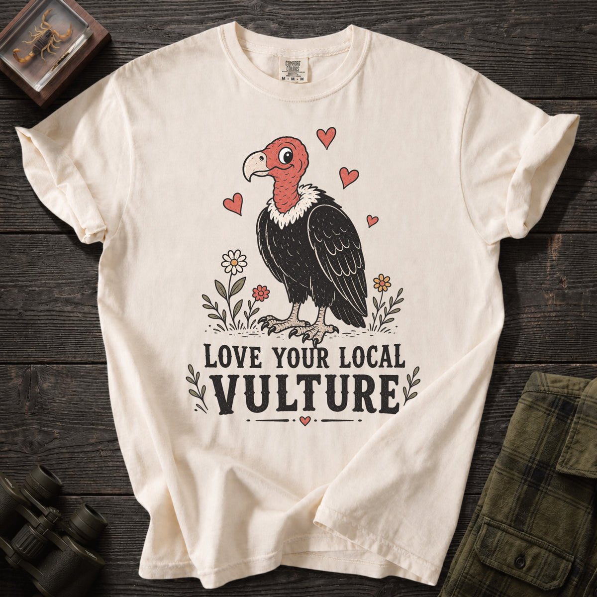 Love Your Local Vulture T-Shirt - Unsung Wild