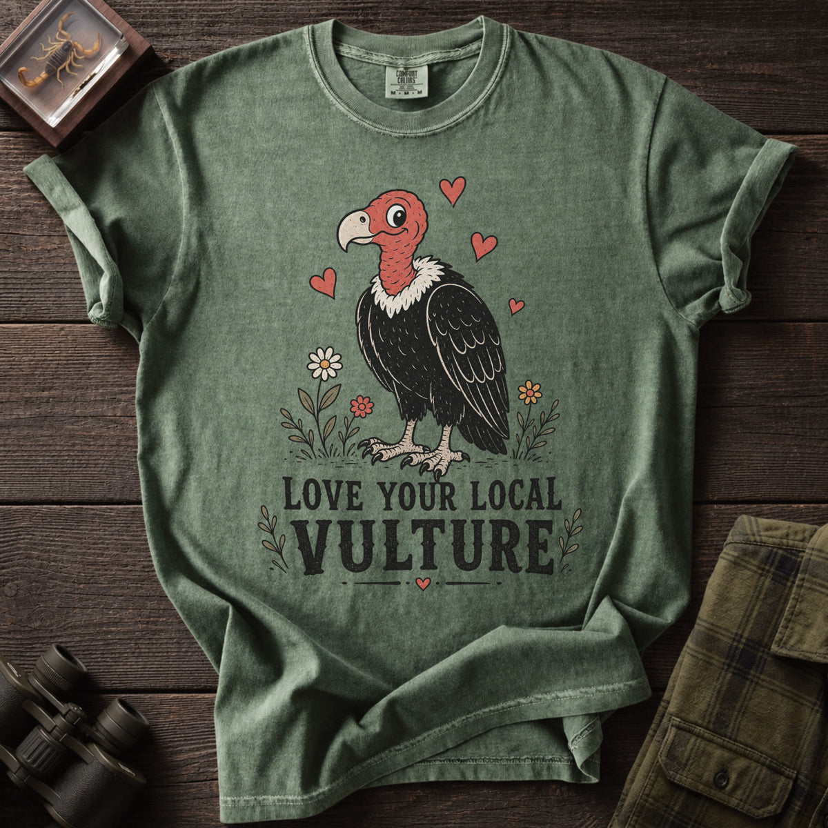 Love Your Local Vulture T-Shirt - Unsung Wild