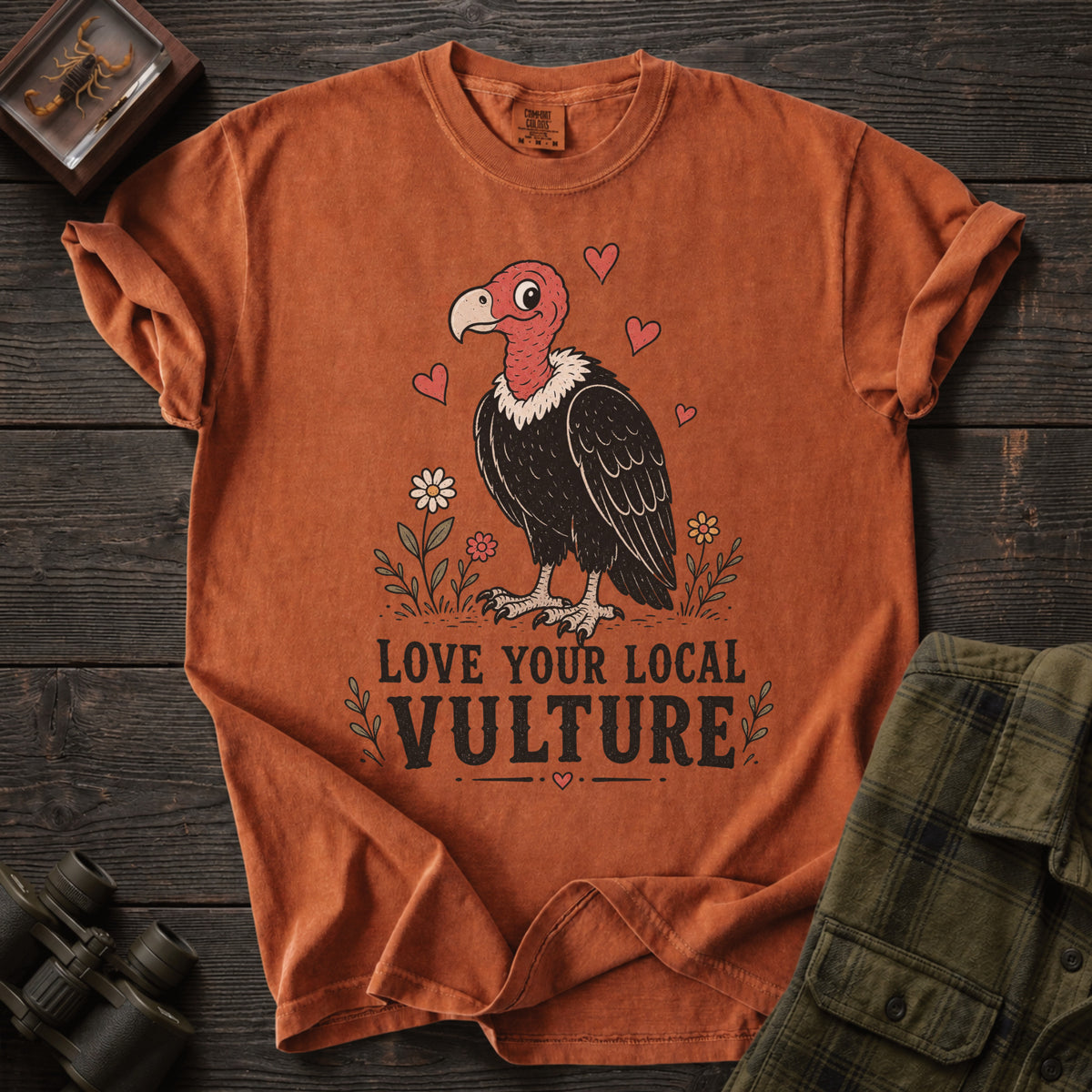Love Your Local Vulture T-Shirt - Unsung Wild