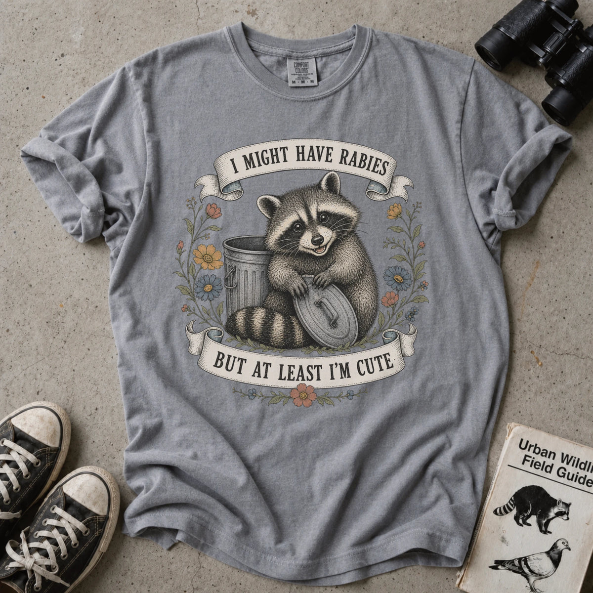 Might Have Rabies Raccoon T-Shirt