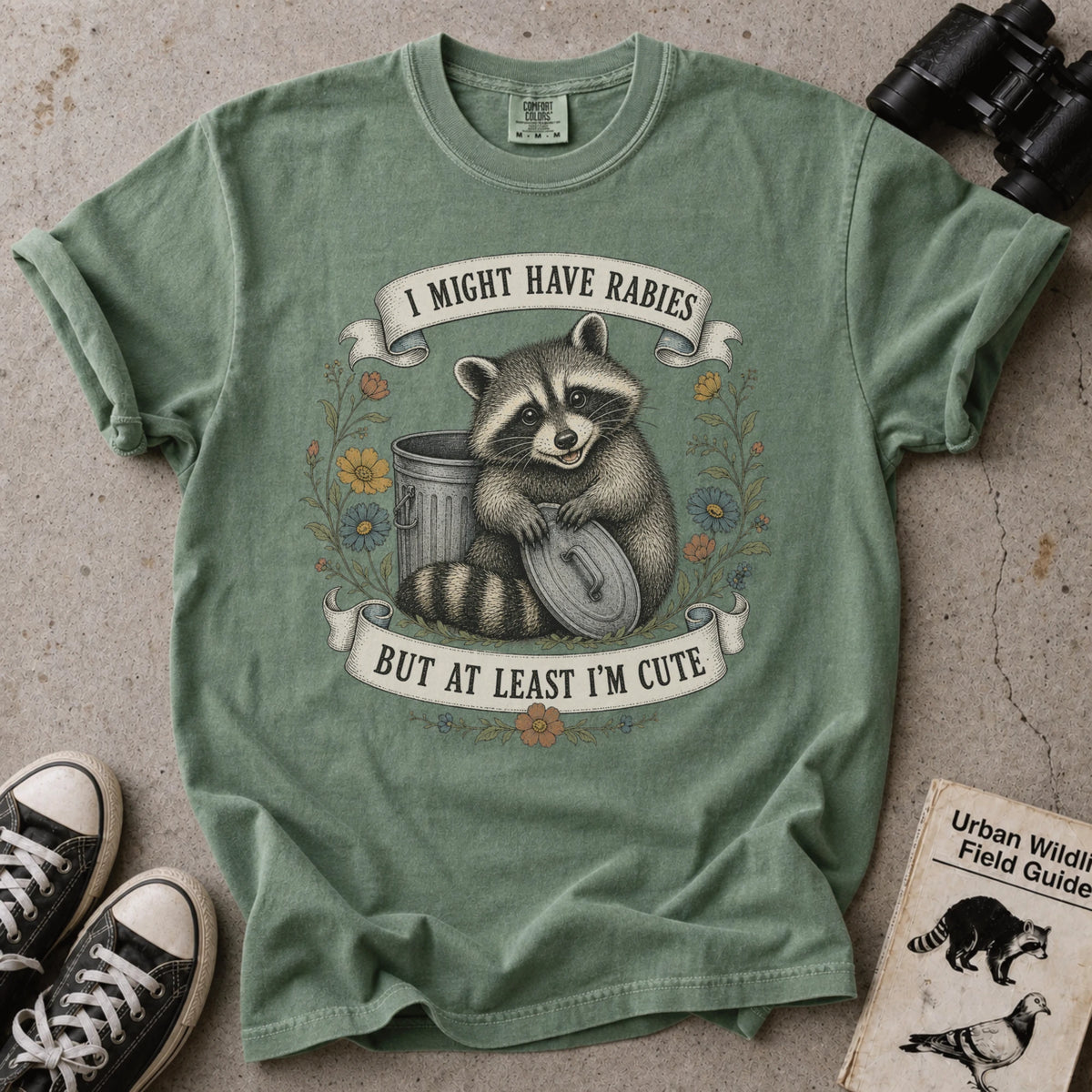 Might Have Rabies Raccoon T-Shirt