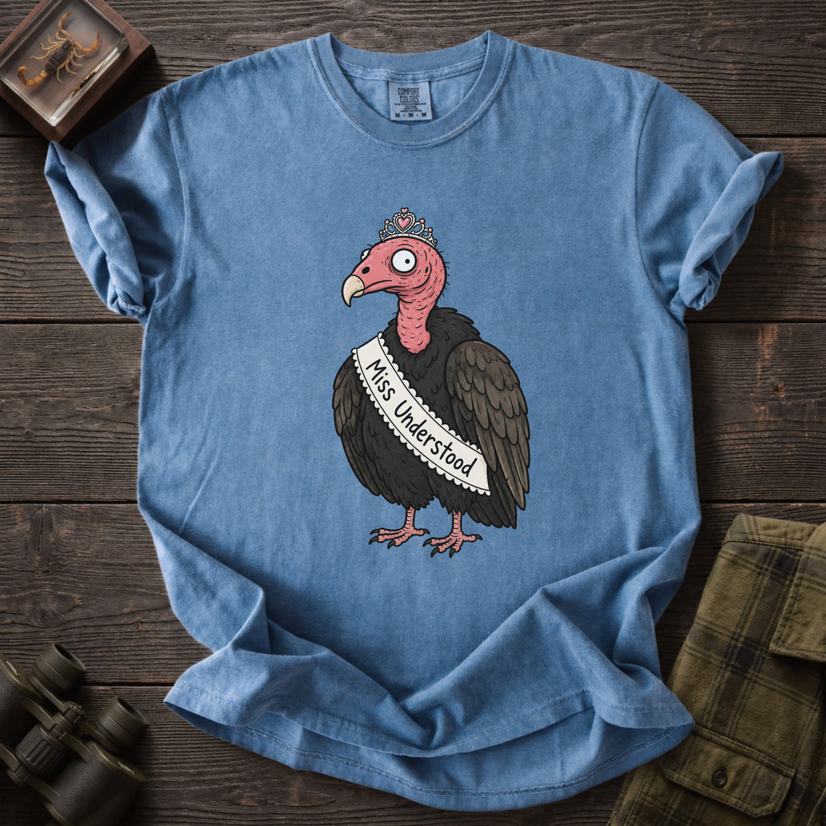 Miss Understood Funny Vulture T-Shirt - Unsung Wild