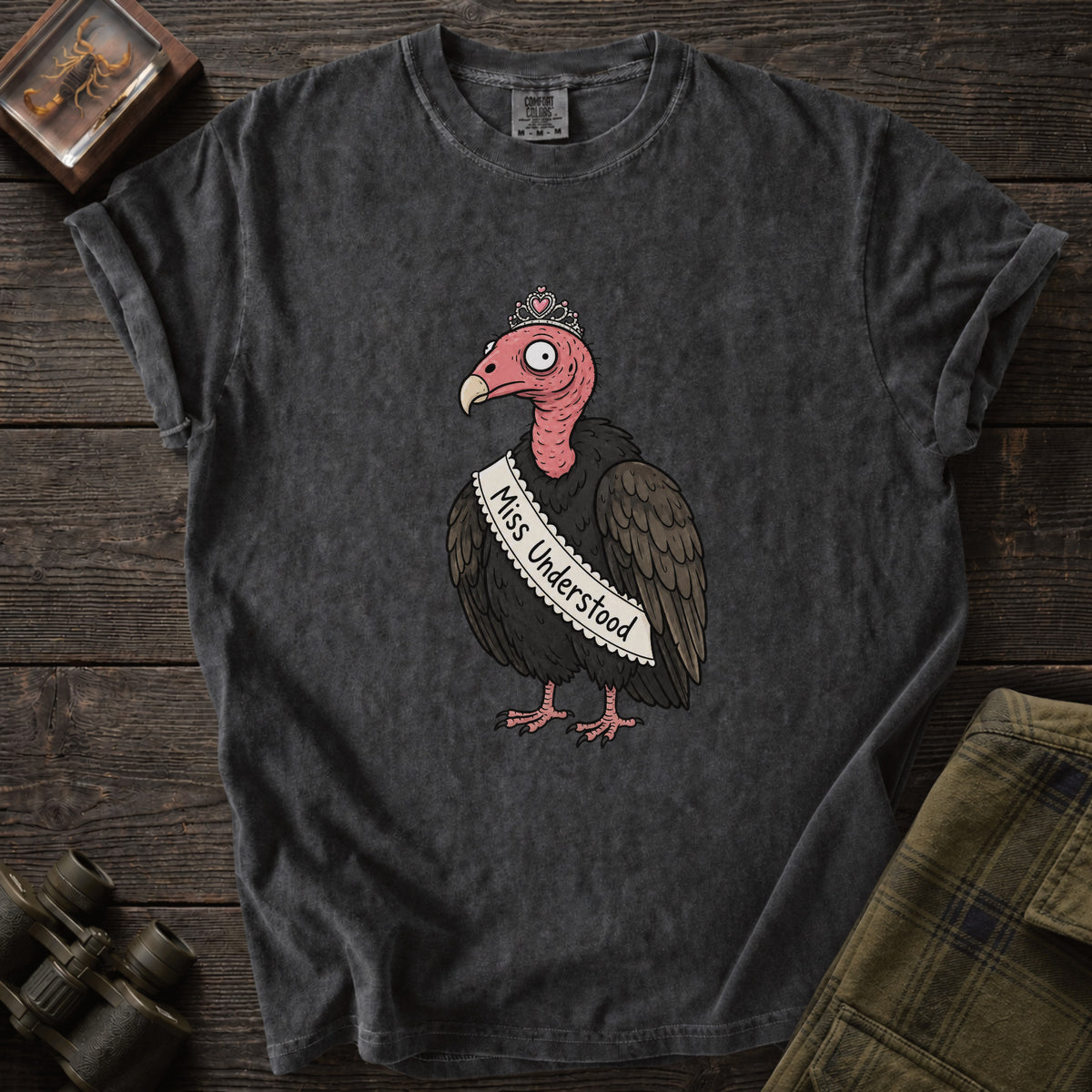 Miss Understood Funny Vulture T-Shirt - Unsung Wild
