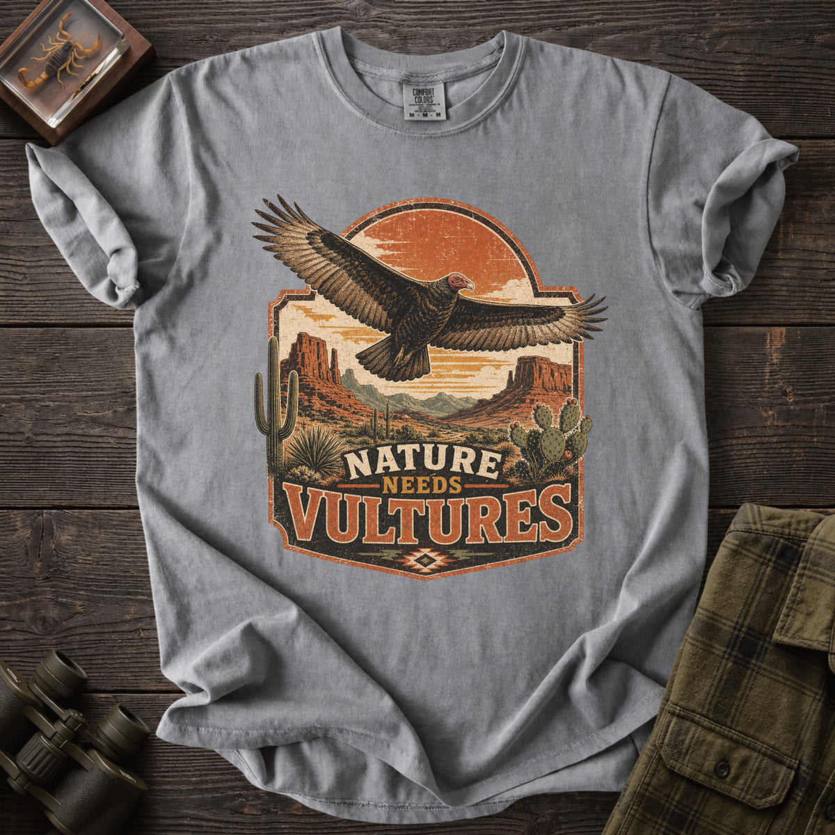 Nature Needs Vultures T-Shirt - Unsung Wild
