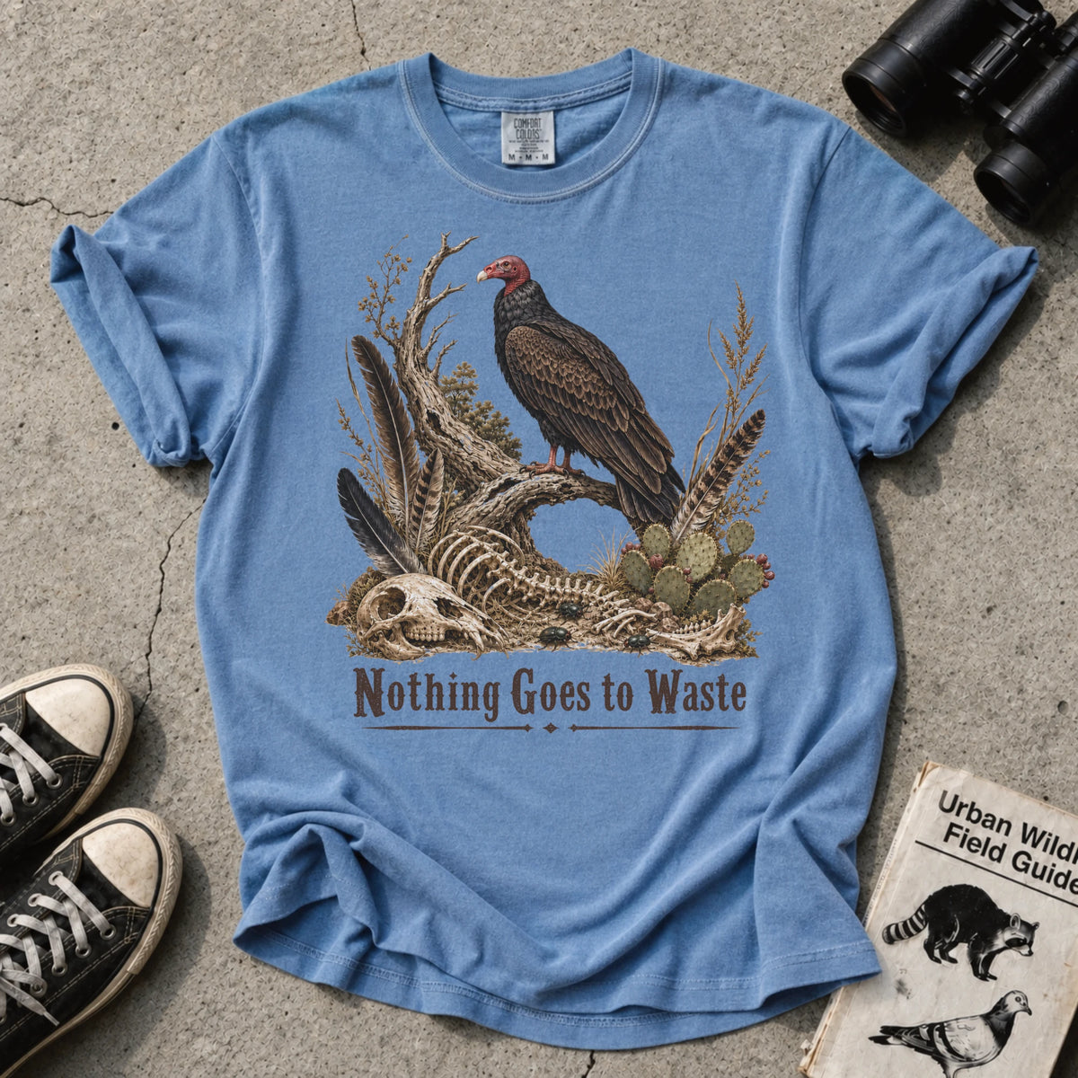 Nothing Goes to Waste Vulture T-Shirt