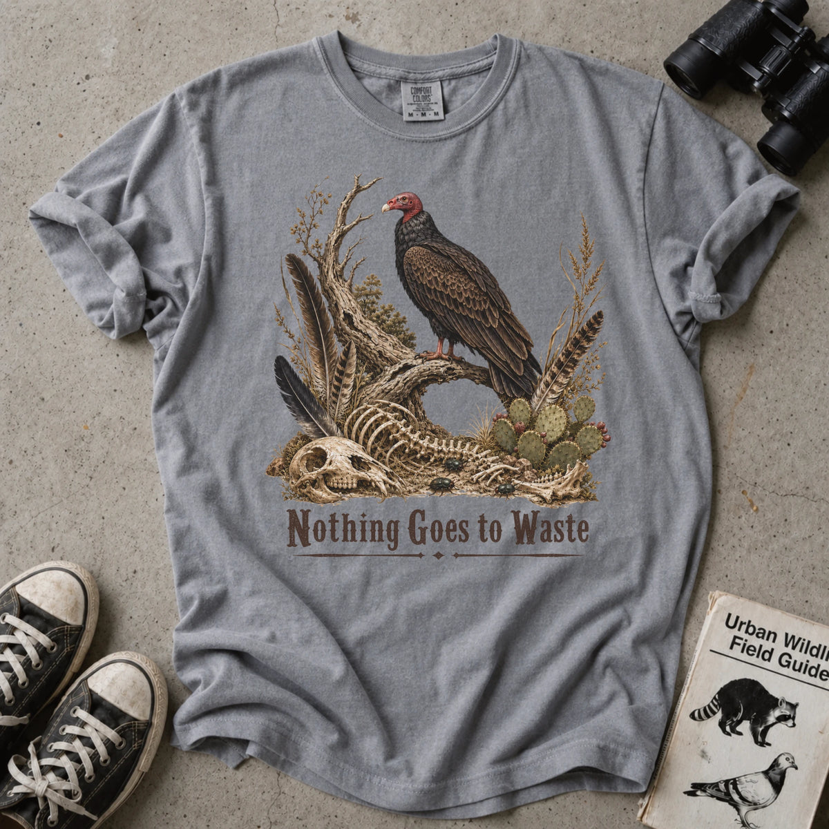Nothing Goes to Waste Vulture T-Shirt