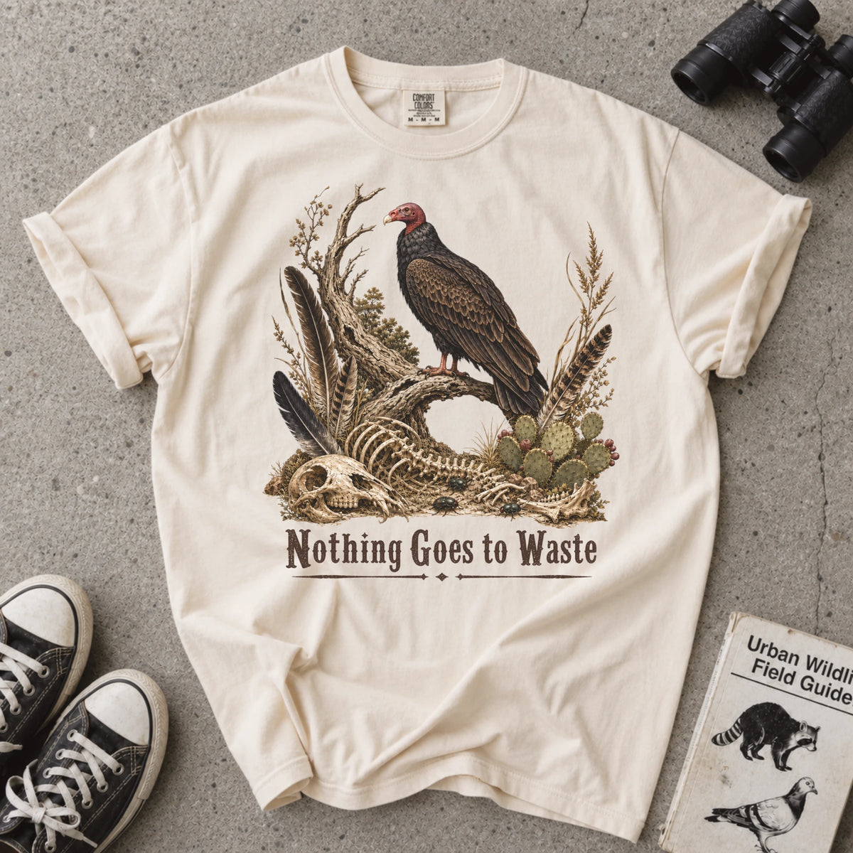 Nothing Goes to Waste Vulture T-Shirt