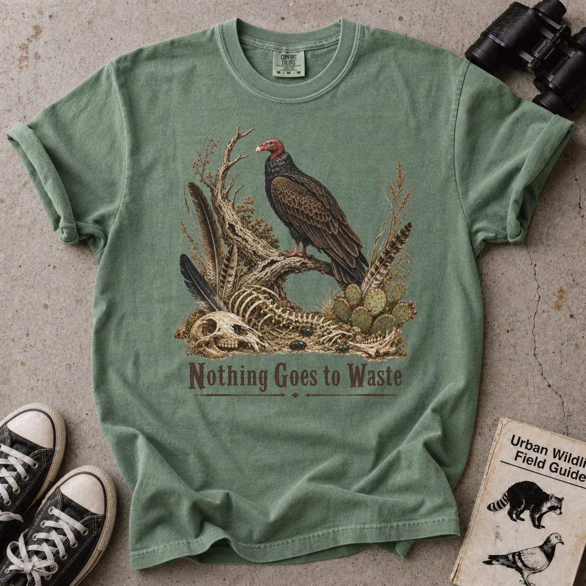 Nothing Goes to Waste Vulture T-Shirt