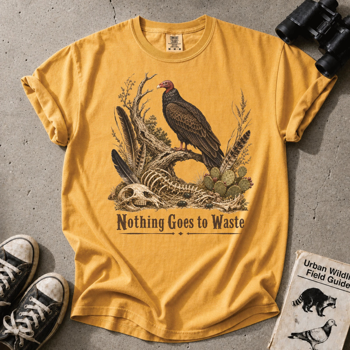 Nothing Goes to Waste Vulture T-Shirt