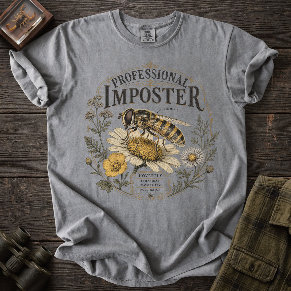 Professional Imposter Hoverfly T-Shirt - Unsung Wild