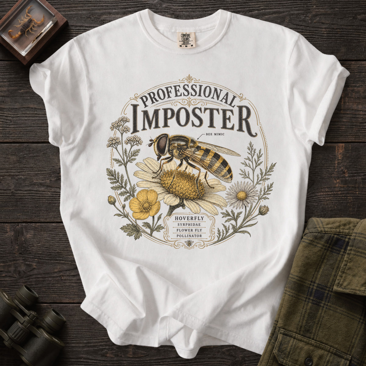 Professional Imposter Hoverfly T-Shirt - Unsung Wild